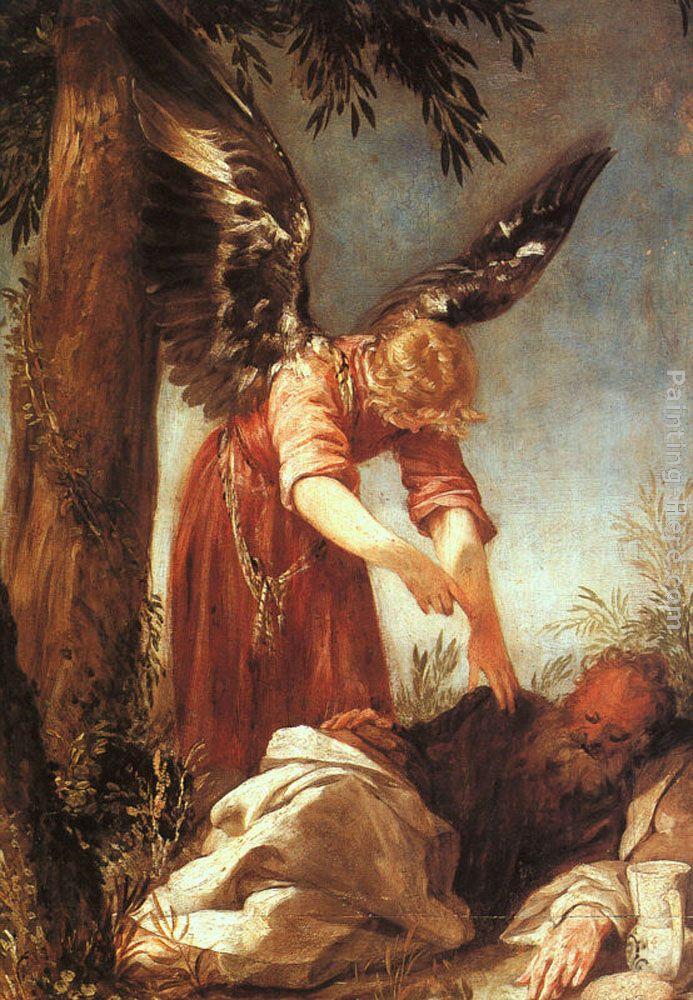Juan Antonio Frias y Escalante An Angel Awakens the Prophet Elijah